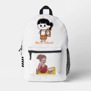 Kleiner Lernbegleiter" Bedruckter Rucksack