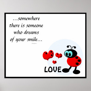 Kleiner Liebe-Bug Poster