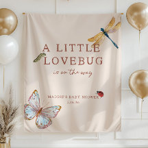 Kleiner Lovebug auf dem Weg Baby Shower Banner, Sü