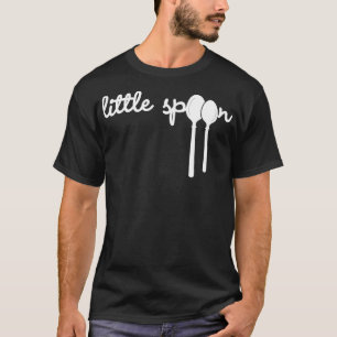 Kleiner lustiger Löffel in Big Little Spooning Cou T-Shirt