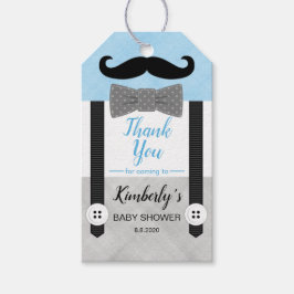 Kleiner Mann Marineblau Babydusche Gefallen Geschenkanhänger