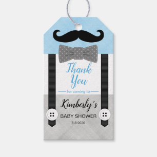 Kleiner Mann Marineblau Babydusche Gefallen Geschenkanhänger