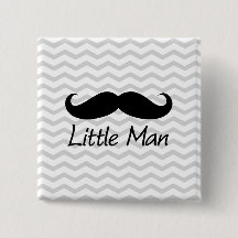 Kleiner Mann-Schnurrbart-Zickzack niedliche Jungen