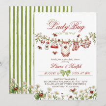Kleiner Marienkäfer-Wildblumen-Mädchen-Baby-Party
