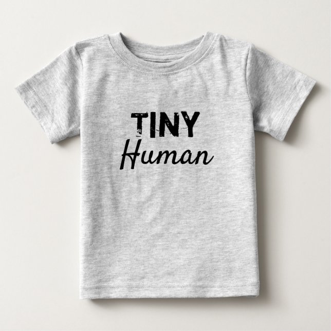 Kleiner Mensch Baby T-shirt (Vorderseite)