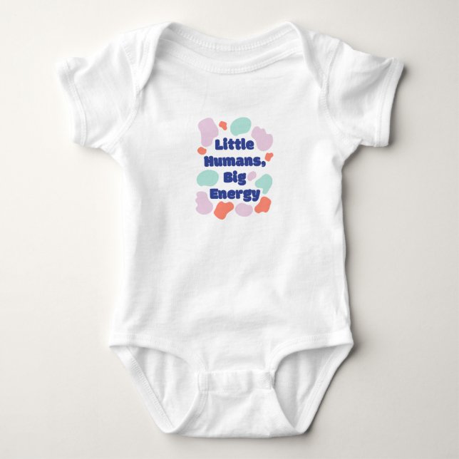 Kleiner menschlicher Big Energy Baby-T - Shirt (Vorderseite)