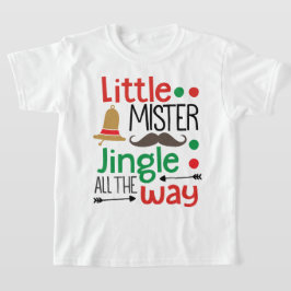 Kleiner Mister Jingle über die ganze Weihnachtszei T-Shirt