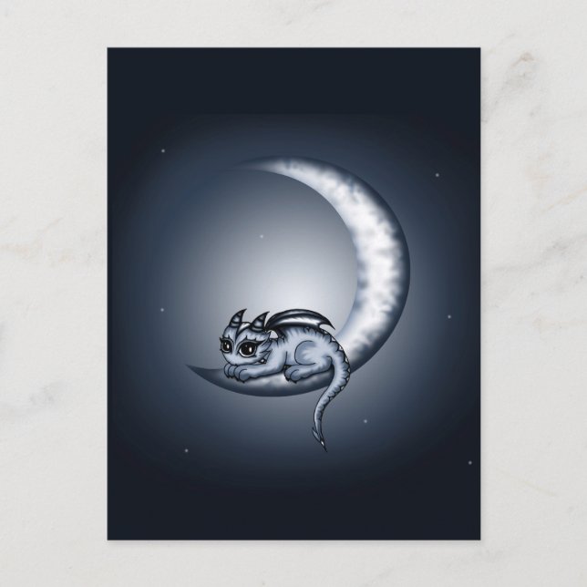 Kleiner Moondrache Postkarte (Vorderseite)