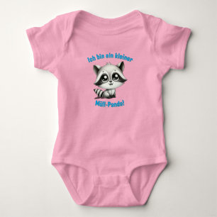 Kleiner Müll-Panda Baby Strampler