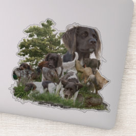 Kleiner Munsterlander Aufkleber