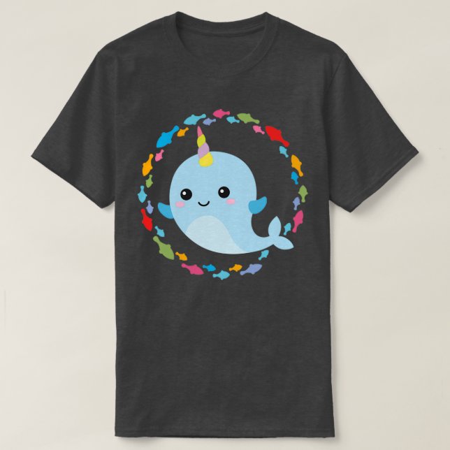 Kleiner Narwal T-Shirt (Design vorne)