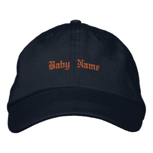 Kleiner Navy-Schatz Entzückender Baby-Name Navy-Mü Bestickte Baseballkappe
