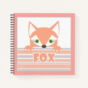 Kleiner, neugieriger Fuchs Notizbuch