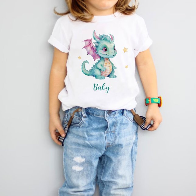 Kleiner Niedlicher Dragon Baby T - Shirt (Von Creator hochgeladen)
