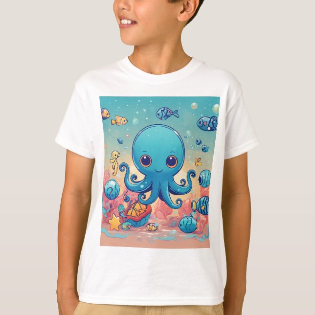 Kleiner niedlicher KrabbenT - Shirt. T-Shirt (Vorderseite)