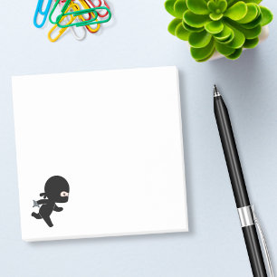 Kleiner Ninja Betrieb Post-it Klebezettel
