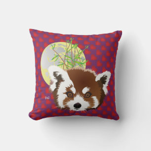 Kleiner Panda (Ailurus fulgens) Kissen
