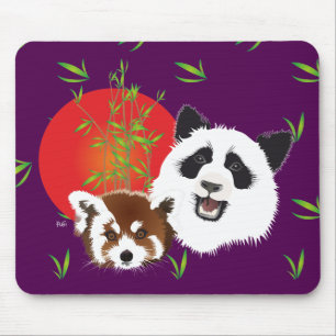 Kleiner Panda (Ailurus fulgens) Mauspad