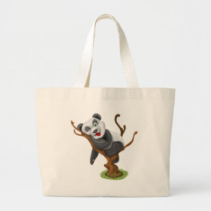 Kleiner Panda Jumbo Stoffbeutel