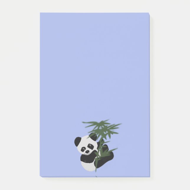 Kleiner Panda Posten-it® Anmerkungen Post-it Klebezettel (Vorderseite)