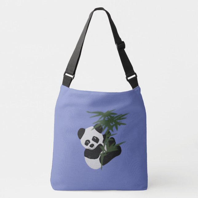 Kleiner Panda Tragetaschen Mit Langen Trägern (Vorderseite)