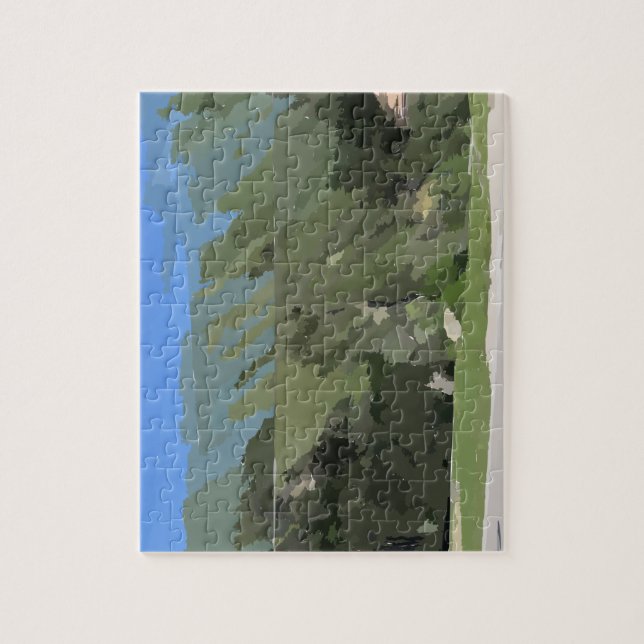 Kleiner Park Jigsaw Puzzle (Vertikal)