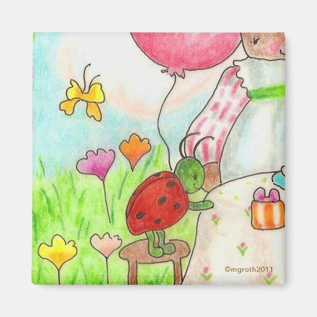 kleiner Party-Bug-Magnet Magnet (Vorne)