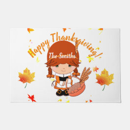 Kleiner Pilgrim Erntedank Custom Fußmatte