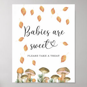 kleiner Pilz - Babys sind süß Poster