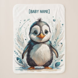 Kleiner Pinguin Personalisiert Sherpadecke