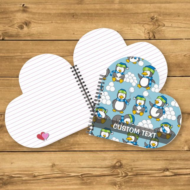 Kleiner Pinguinhintergrund Notizbuch (Von Creator hochgeladen)
