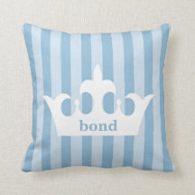 Kleiner Prinz Crown Blue Striped Nursery