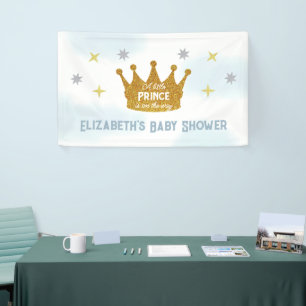 Kleiner Prinz Jungen-Baby-Party Banner