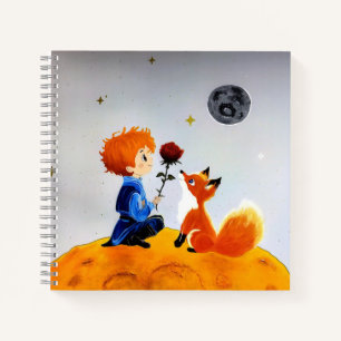 Kleiner Prinz und Fuchs Notizbuch