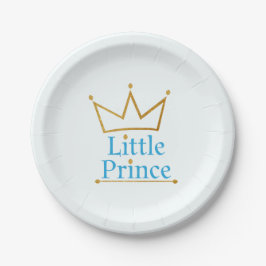 Kleiner Prinzbabyjungen-Partypapier-Teller Pappteller