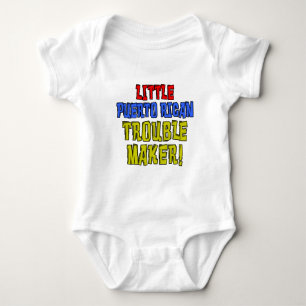 Kleiner puerto-ricanischer Trouble Maker Baby Strampler