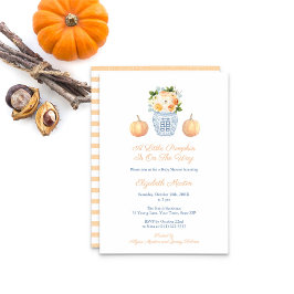 Kleiner Pumpkin auf dem Weg Autumn Baby Shower Par Einladung