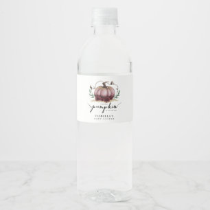 Kleiner Pumpkin Pink Gold Herbst Babydusche