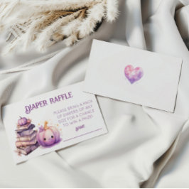 Kleiner Pumpkin-Windelwischer Begleitkarte