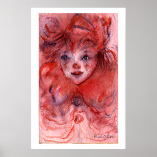 KLEINER ROTER CLOWN POSTER