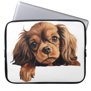 KLEINER ROTER ENGLISCHSPIEL SPANIEL PUPPY HUND LAPTOPSCHUTZHÜLLE
