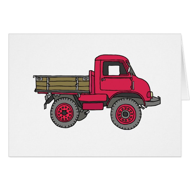 Kleiner roter Laster, Lastwagen (Vorderseite (Horizontal))