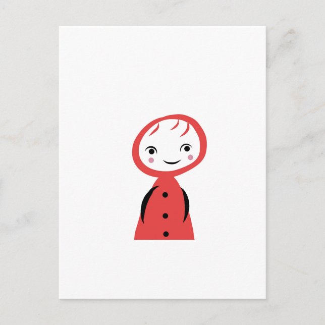 Kleiner roter Reithood Postkarte (Vorderseite)