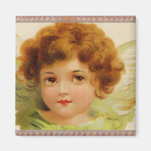Kleiner rothaariger Engel Magnet