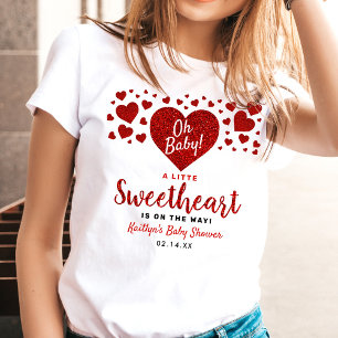 Kleiner Schatz Valentinstag Baby Shower T-Shirt