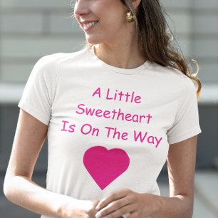 Kleiner Schatz Valentinstag Schwangerschaft T-Shirt