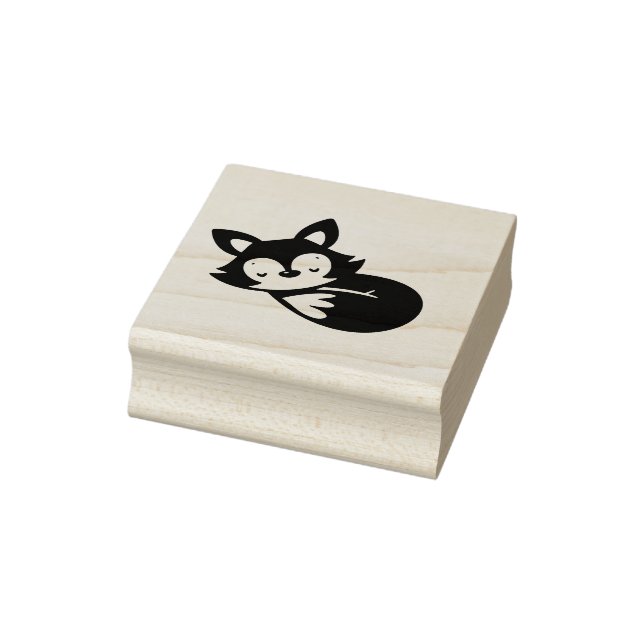 Kleiner Schlaffuchs Gummistempel (Stempel)