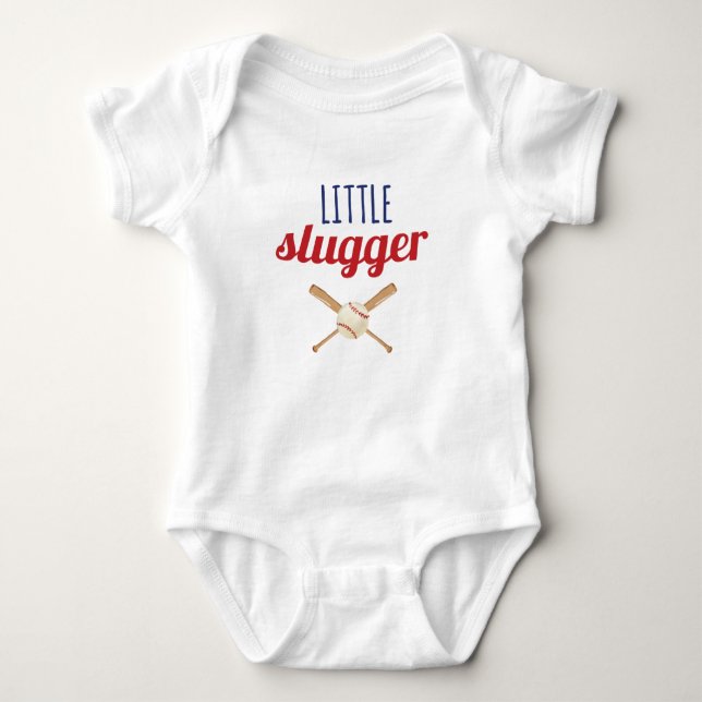 Kleiner Schläger-Bodysuit Baby Strampler (Vorderseite)