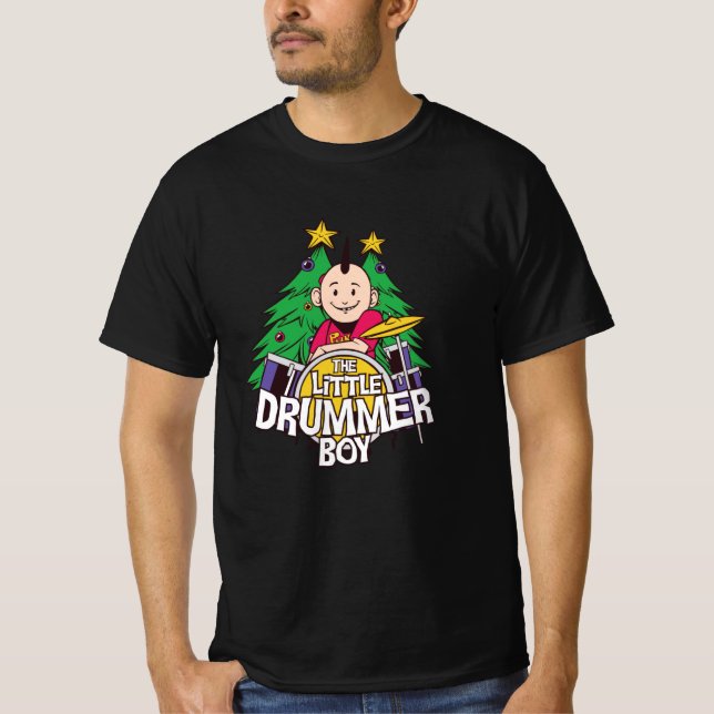 Kleiner Schlagzeuger T-Shirt (Vorderseite)