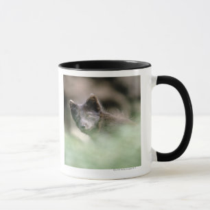 Kleiner schwarzer Wolf Tasse